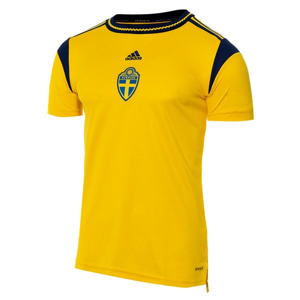 Camiseta Suecia 1ª Kit Euro Mujer 2022